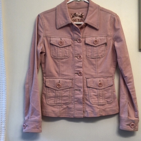 Plugg pink corduroy jacket - Picture 1 of 9